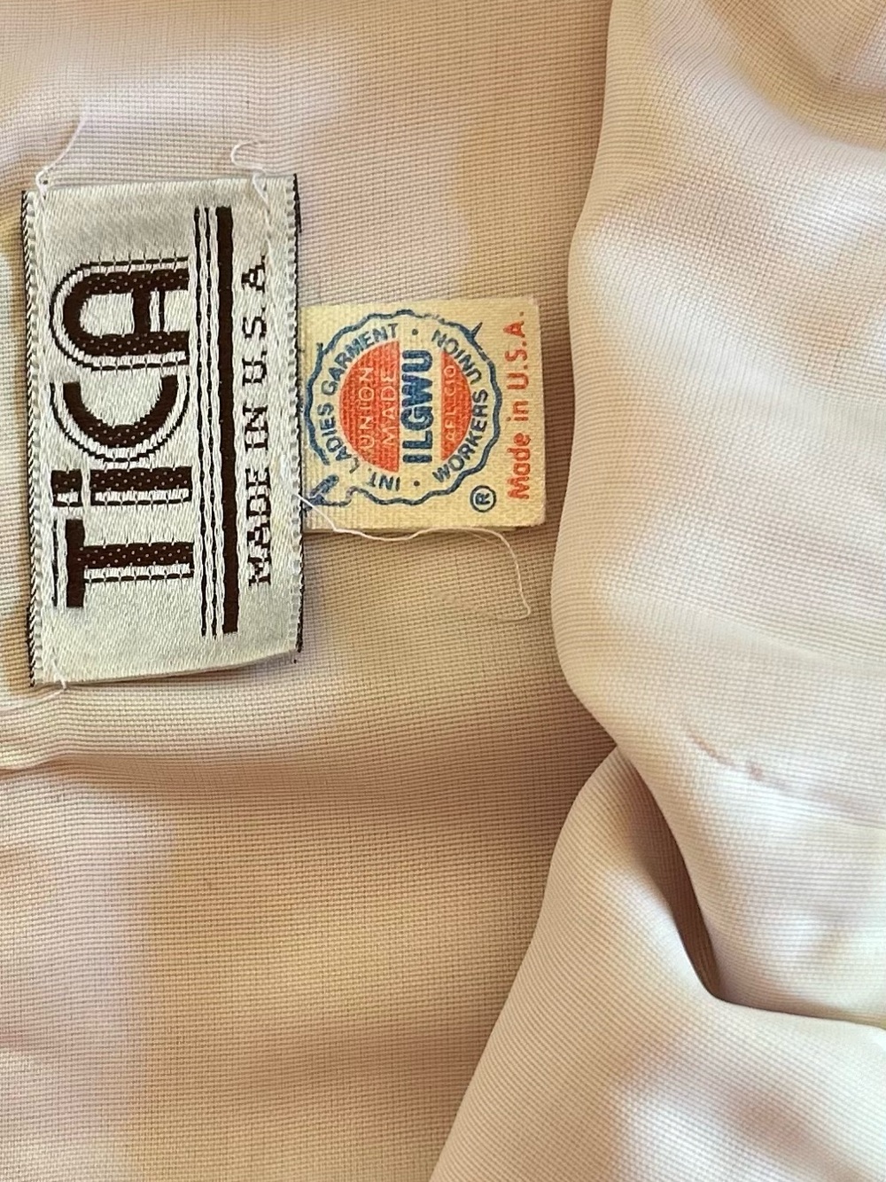 Vintage TICA 100% Silk 2-Piece Set Size 8 | Midi Skirt + Top - Picture 8 of 13